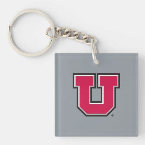 Utah Block U Keychain