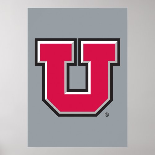 Utah Block U Poster