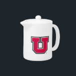 Utah Block U Teapot<br><div class="desc">Check out these official University of Utah designs! All of the Ute merchandise on Zazzle.com is customizable with your name, sport, club, or class year. These products make perfect gifts for Utah students, alumni, friends, family, and fans. Show off your Utah pride by getting all of your custom merchandise and...</div>