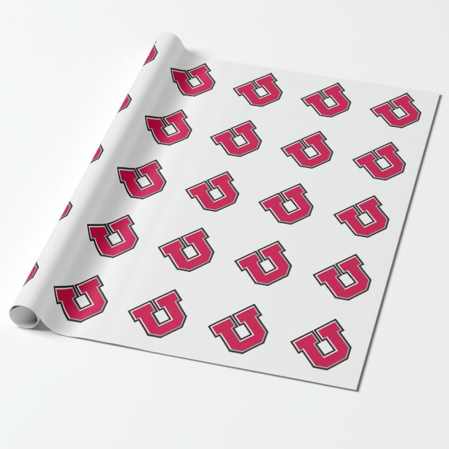 Utah Block U Wrapping Paper (Unrolled)