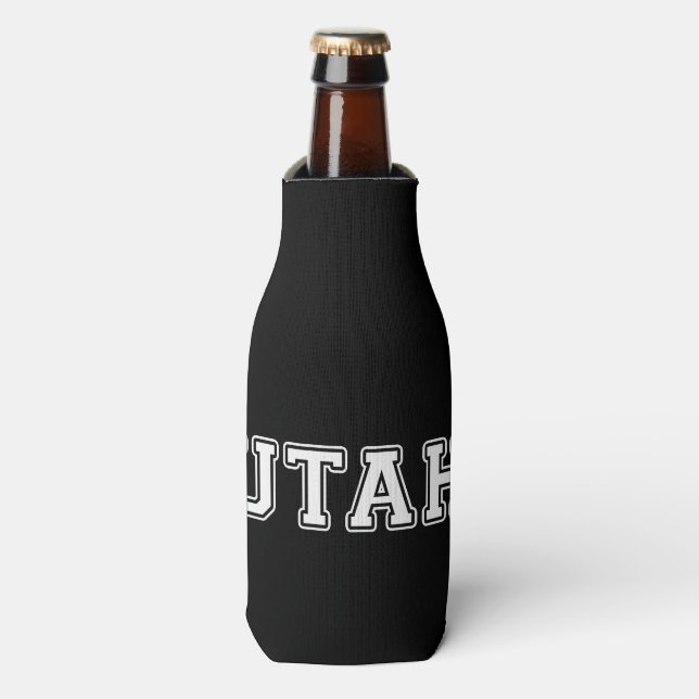 Utah Bottle Cooler (Bottle Front)