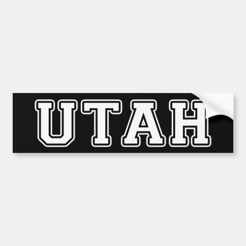 Utah Bumper Sticker