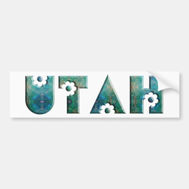Utah Bumper Sticker (Front)