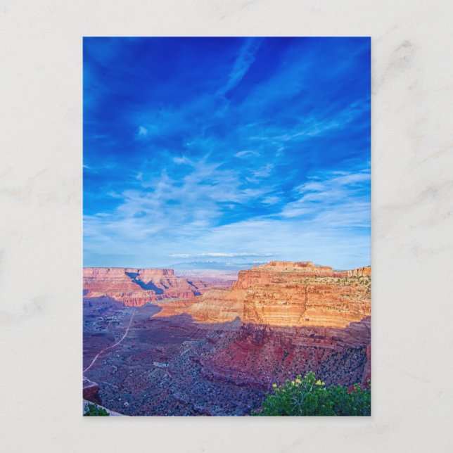 Utah canyon lands postcard (Front)