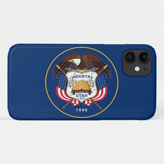 Utah Case-Mate iPhone Case (Back (Horizontal))