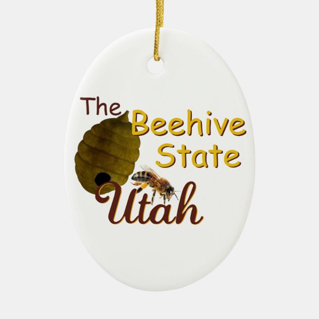 UTAH CERAMIC ORNAMENT (Front)