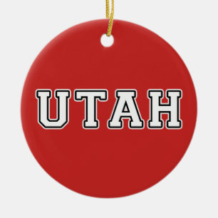 Utah Ceramic Ornament