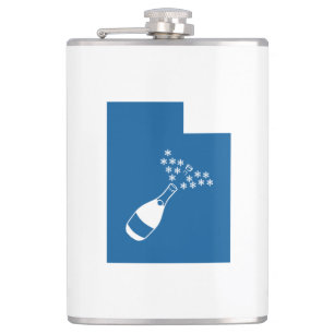 Utah Champagne Powder Flask