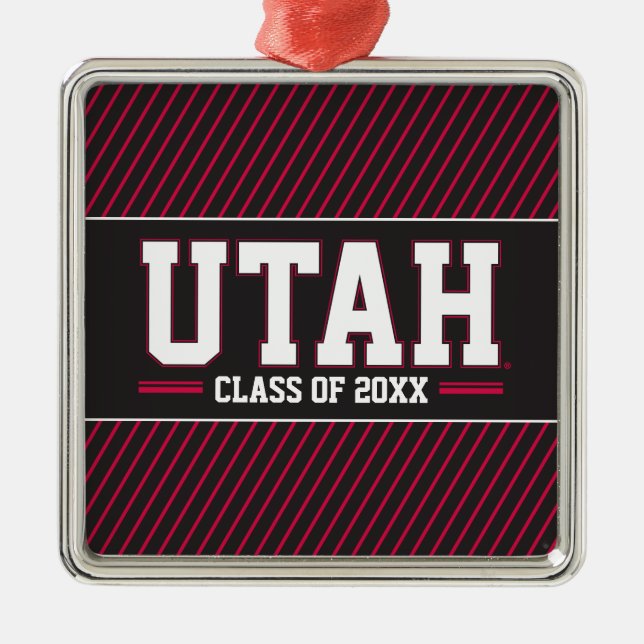 Utah Class Year Metal Ornament (Front)