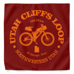 Utah Cliffs Loop (cycling) Bandana