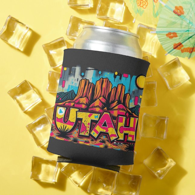 Utah clothing apparel gift souvenir  can cooler (Creator Uploaded)