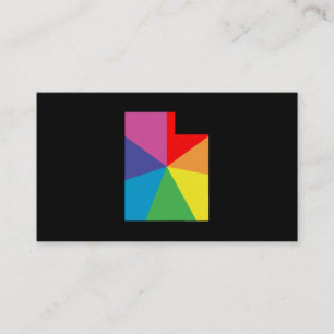 utah color burst business card