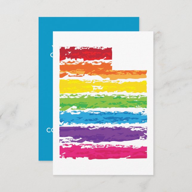 utah color strokes invitation (Front/Back)