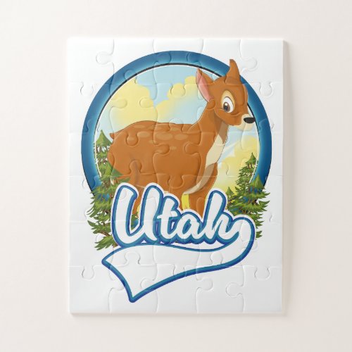 Utah Deer Travel logo Jigsaw Puzzle