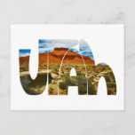 Utah Desert Logo Postcard at Zazzle