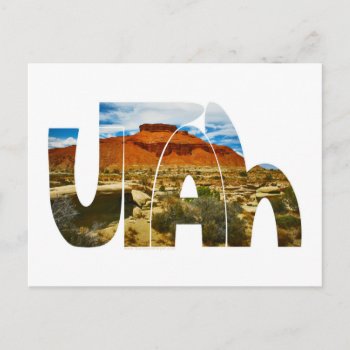 Utah Desert Logo Postcard by theJasonKnight at Zazzle