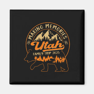 Utah Family Trip 2025 Making Memories Camping Outd Magnet