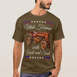 Utah Farmer Retro  T-Shirt