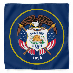 Utah flag bandana