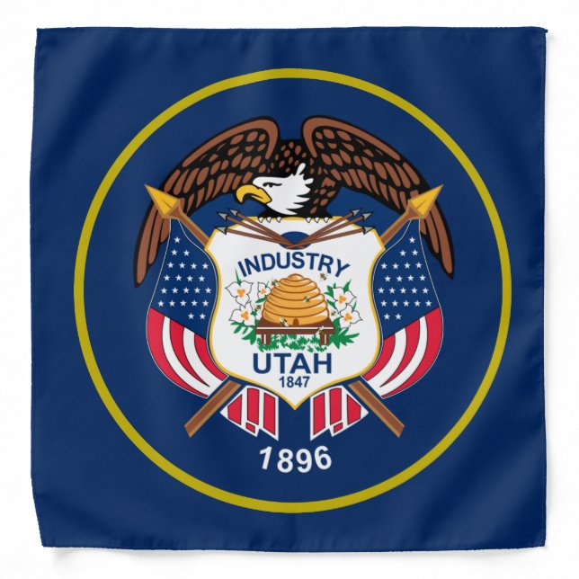Utah flag bandana (Front)