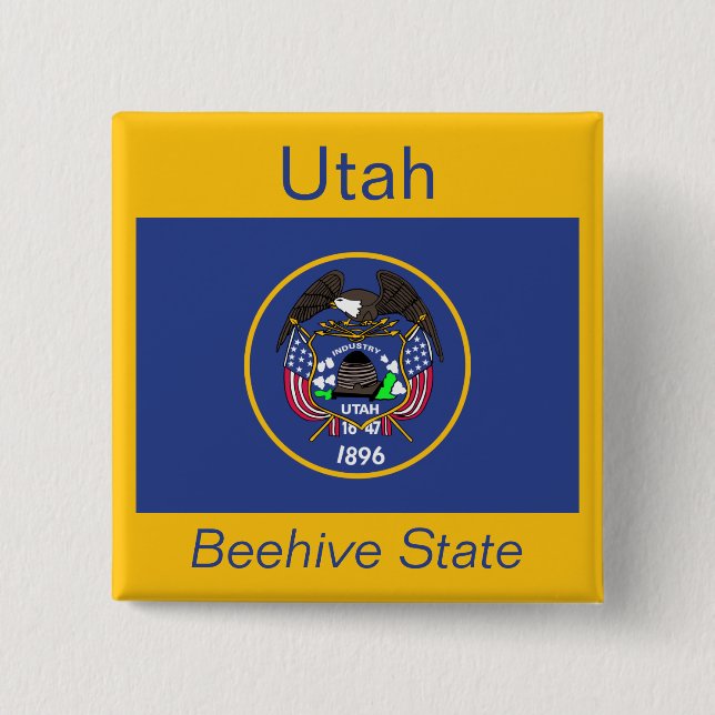 Utah Flag Button (Front)