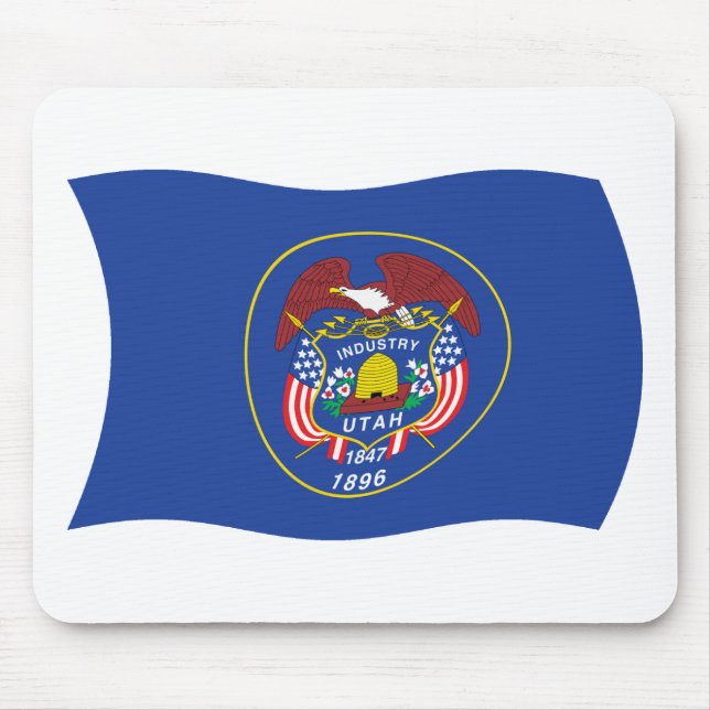 Utah Flag Mousepad (Front)