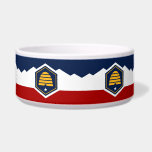 Utah Flag Pet Bowl<br><div class="desc">Add a practical and patriotic touch to your pet’s mealtime with our exclusive pet bowl featuring the new flag of Utah, USA! Crafted with meticulous attention to detail, this pet bowl is more than just a feeding accessory—it’s a celebration of Utah’s renewed identity and cultural pride. The vibrant design prominently...</div>