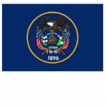 Utah Flag Statuette<br><div class="desc">The State flag of Utah</div>