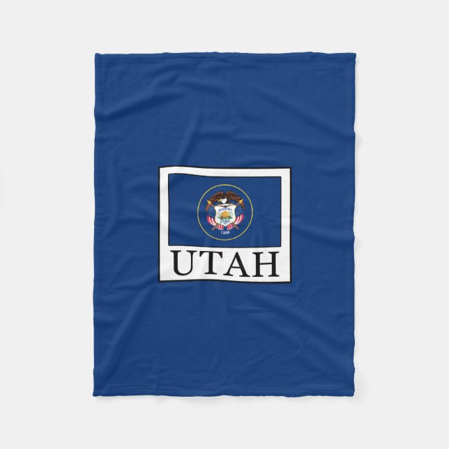 Utah Fleece Blanket (Front)