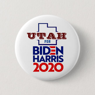 Utah for Biden Harris 2020 Button