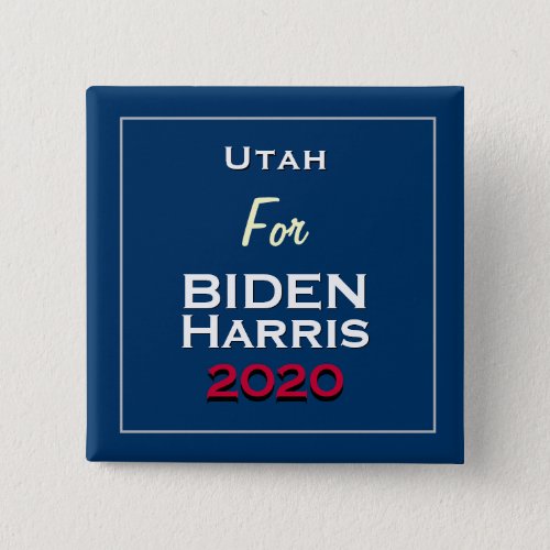Utah for BIDEN HARRIS 2020 Square Button