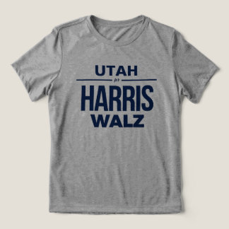 Utah for Harris Walz Tri-Blend Shirt