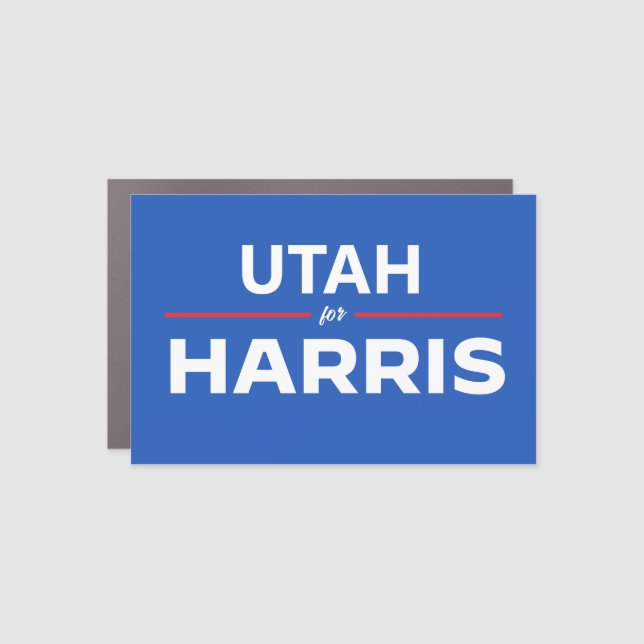 Utah for Kamala Harris Car Magnet (Front)