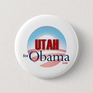 UTAH for Obama Pinback Button