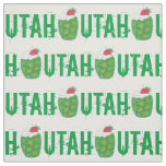 UTAH Green Gelatin Dessert Parfait Strawberry Food Fabric