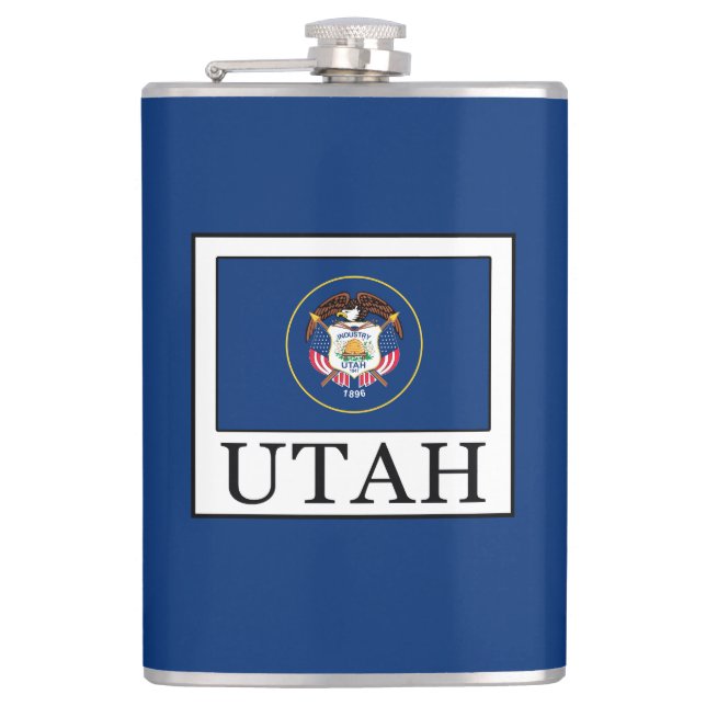 Utah Hip Flask (Front)