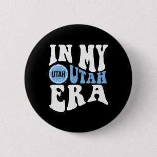 Utah Hockey Club Era Dark Heather Officially Licen Button