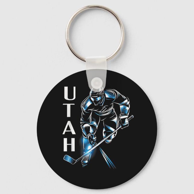 Utah Hockey  Keychain (Front)