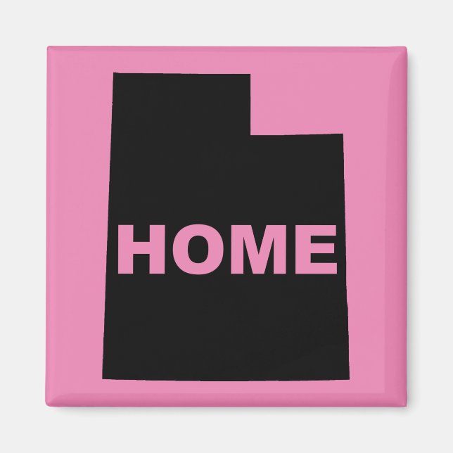Utah Home Away From State Fridge Magnet (Front)