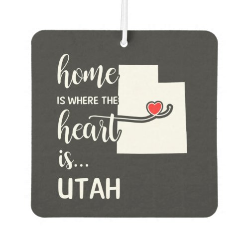 Utah home is where the heart is air freshener