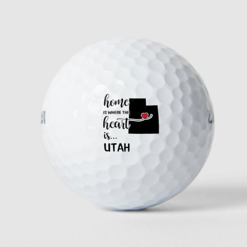 Utah home is where the heart is golf balls