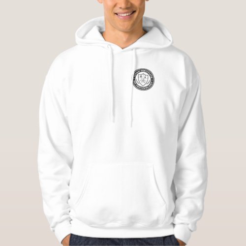 Utah Institute Mens Zip Hoodie WHT