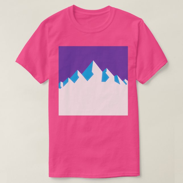 Utah Jazz Mountain T-Shirt (Design Front)