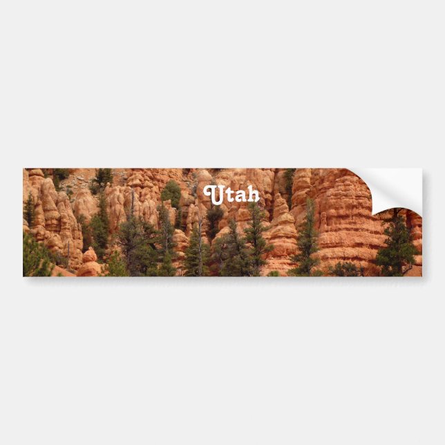 Utah Landscape Bumper Sticker (Front)