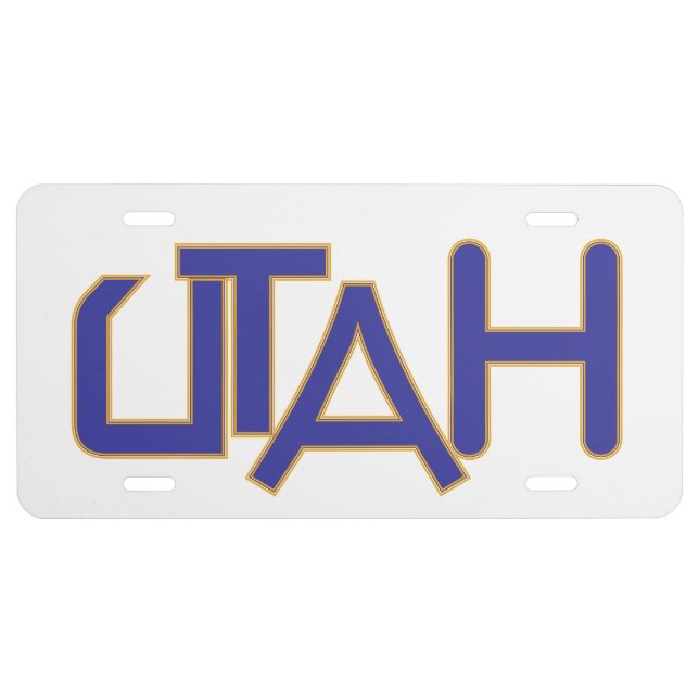 Utah License Plate (Front)