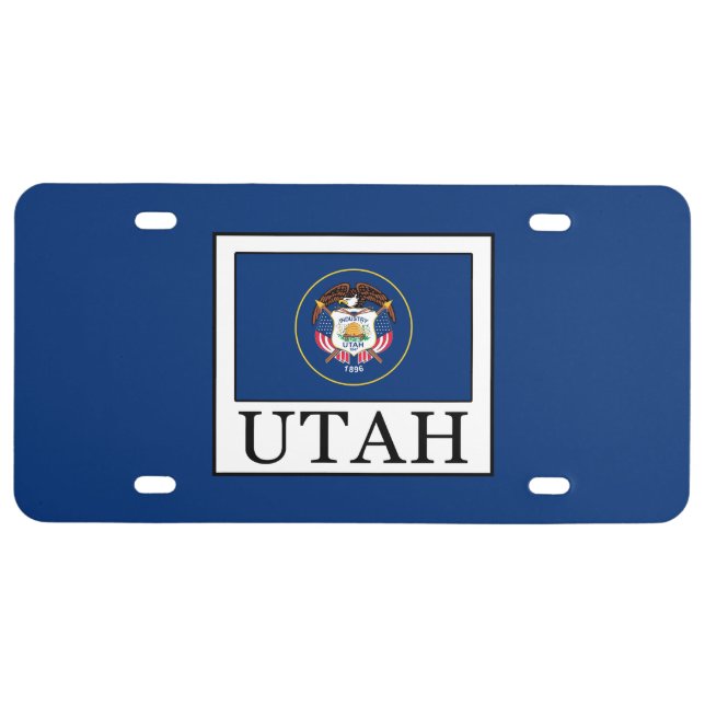 Utah License Plate (Front)
