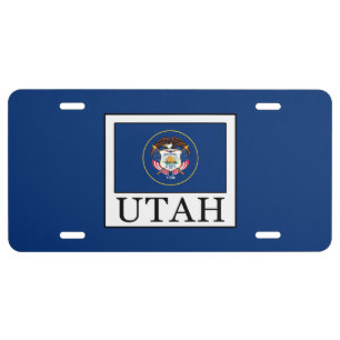 Utah License Plate