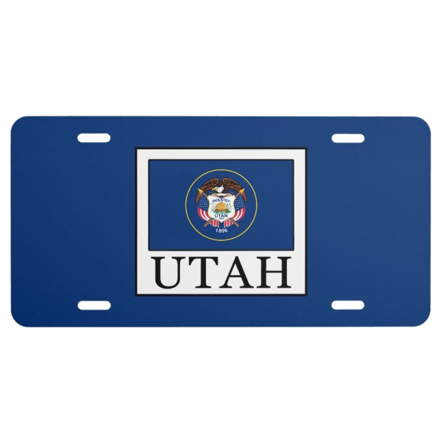 Utah License Plate (Front)
