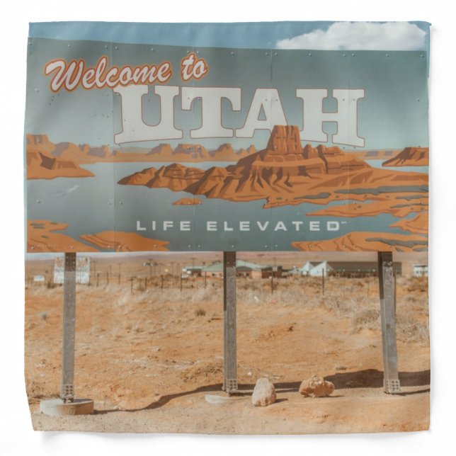 Utah Life Elevated Bandana (Front)