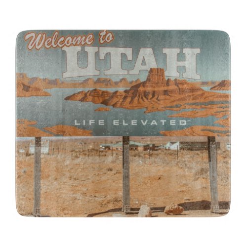 Utah Life Elevated Cutting Board